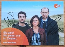 Nord Nord Mord Orig Autogramm signiert Gruppenkarte Brix Wnuk Brendler - AK