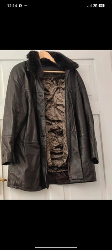 Damen lederjacke mit lammfell - damen,