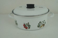 Vintage Emaille Topf DDR mit