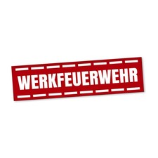 Werkfeuerwehr Magnetschild