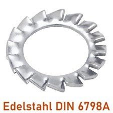 ☆ Fächerscheiben Edelstahl