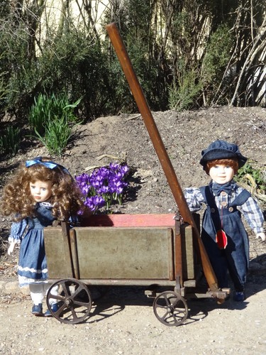 Alter kinder handwagen - kinder,