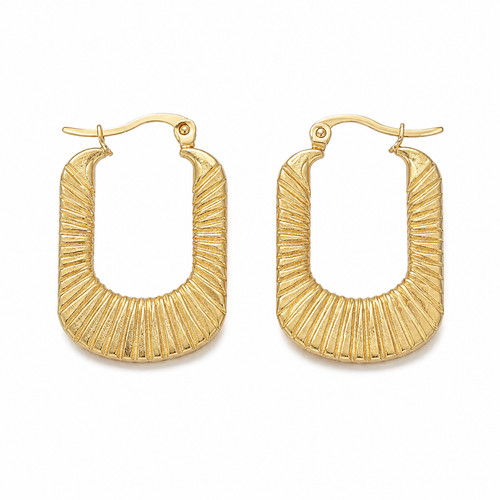 Goldene damen creolen ohrringe - creolen,