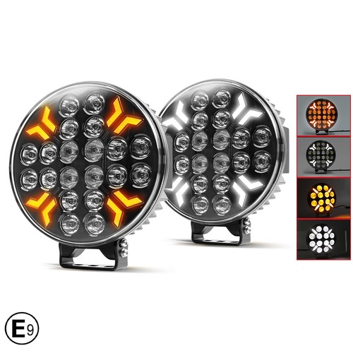 Ece led fernscheinwerfer - 2x,