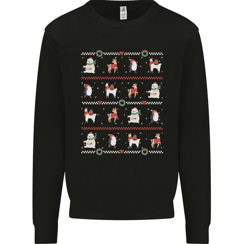 Weihnachts pinguin llama - pinguin,