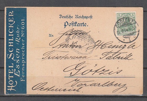 Essen postkarte vom - 1), essen: