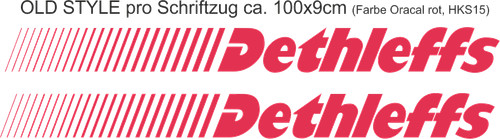 Aufkleber dethleffs wohnmobil - aufkleber,