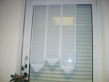 Türgardine B: 70cm Scheibengardinen L. 160,150,160cm  Gardine Balkontür Terrasse