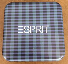 Esprit Schmuckdose Blech Blau Grau Schmuck Kette Ohrring Aufbewahrung