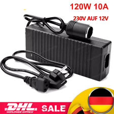 230V auf 12V NETZADAPTER, NETZTEIL GLEICHRICHTER SPANNUNGWANDLER für KFZ DHL