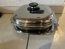 3teilig: AMC Schüssel mit Deckel Visiotherm Servierplatte