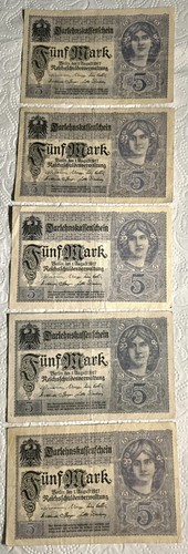 Banknoten lot deutsches - 5,