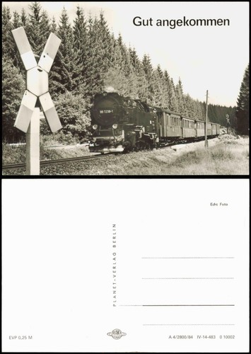 Dampflokomotive mit zug vor - zug,