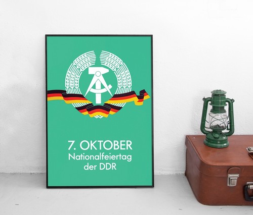 Poster ddr nationalfeiertag - ddr, 7
