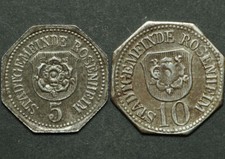 NOTGELD: 5 & 10 Pfennig 1918