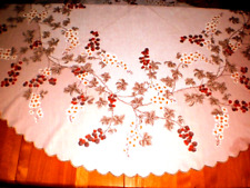 Tischdecke Gross Mediterran Provence Vintage Landhaus  Mitteldecke Rosa Rund 160