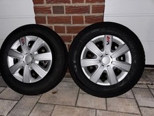 2 Kompletträder für Anhänger 4,5 x 13 Zoll Reifen 155/80R13 -kostenloser Versand