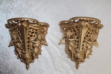 Set 2 Wandkonsolen Regal Engel