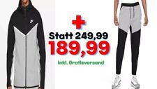 Nike Tech Fleece Hose und Jacke SET XL Schwarz Grau Dark Grey Heather LIMITIERT!