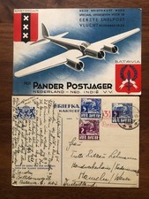 2 x Niederlande Indie AK Postkarte Amsterdam Batavia gelaufen 1933