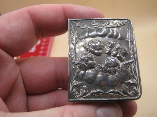 Vintage sterling silber box - sterling,