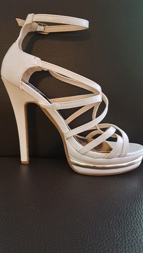 High heel sandaletten weiß - heel,
