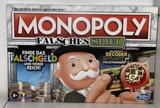 Parker Hasbro MONOPOLY Falsches Spiel Deutsch Brettspiel um Falschgeld