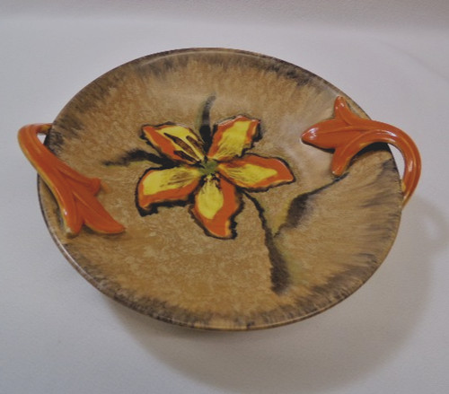 Keramikschale mit blumendekor - mit,