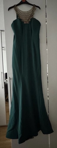 Schickes abendkleid grün gold - schickes, grün-gold
