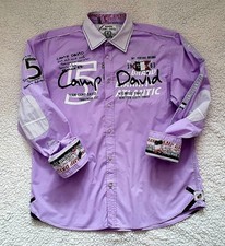Camp David Hemd - Limited Edition - Frankreich - Muscle Fit, Gr. XXL 