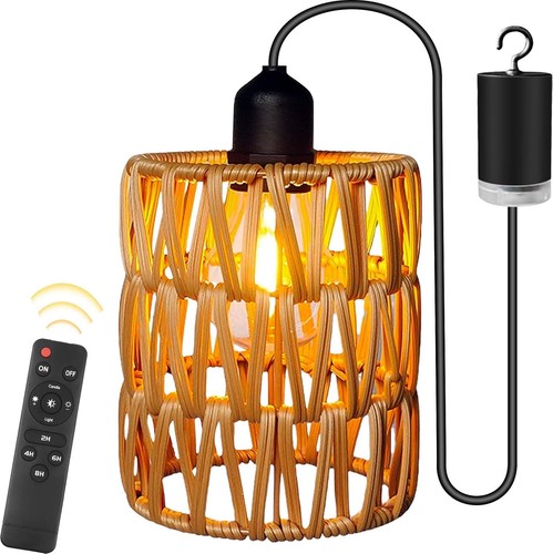 Rattan hängelampe mit - rattan,