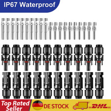 Solar Panel DC Steckverbinder Adapter Stecker für Verkabelung PV/PV-Anlage DE