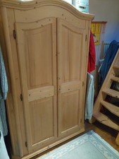 Dielenkleiderschrank Fichte natur gewachst