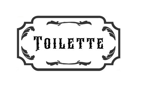 Türaufkleber wandtattoo - wc, türaufkleber/wandtattoo