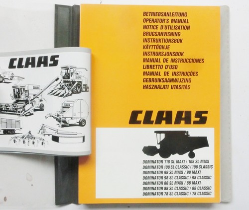 Claas dominator 98 108 - 78, 88