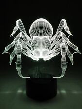 3D LED-Lampe Spinne
