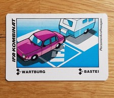 DDR Taschenkalender PKW Wartburg Wohnwagen Bastei IFA Kombinat 1989 #016