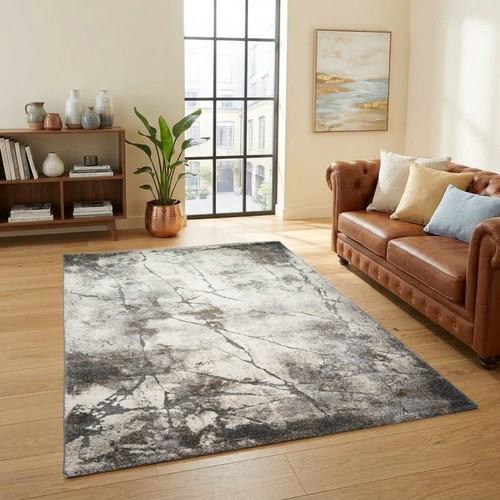 Design teppich creme grau - teppich,