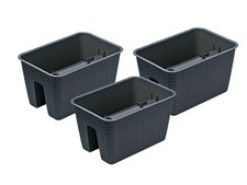 Prosperplast Geländertopf Ratolla Railing, 2er Set, anthrazit - B-Ware sonstiges