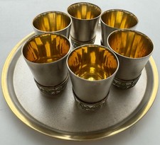 Alte Vodka Becher Set 6 Stück