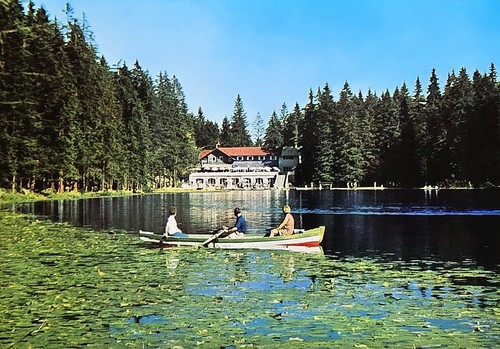 Arbersee seehaus 1970er - ak,