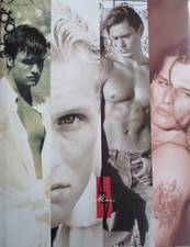 GAY RIESEN VINTAGE  BILDBAND   " 4 MEN "  1998