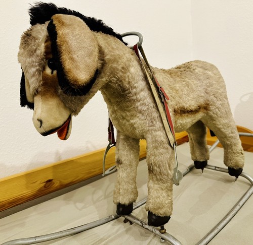 Steiff schaukel esel - steiff, vintage