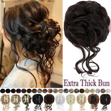 Haar Dutt Clip-in Klaue Haarverlängerung Gelockt Messy Bun Haarteil mit Klammer