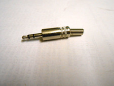 stereo Klinkenstecker 3,5 mm Metall für Microfon u. Kopfhörer