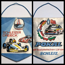 DDR Wimpel Schleizer Dreieck Pokal der Länder Motorsport pennant Wartburg Skoda
