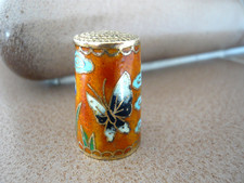 Cloisonne fingerhut mit - fingerhut,