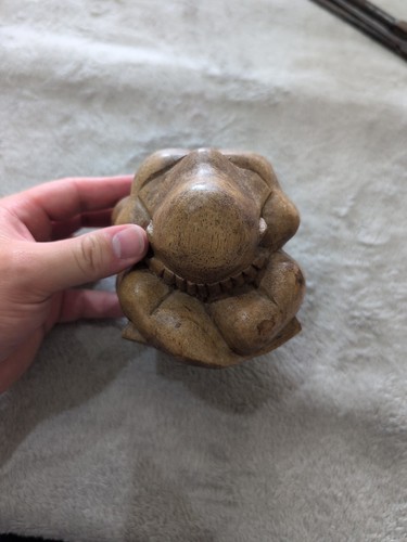 Holzfigur weinender buddha - "weinender, buddha"