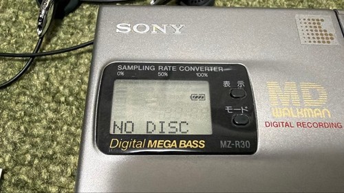 Exc sony walkman mz r30 - sony, md