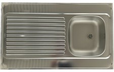 BLANCO Auflage-Spüle R-ES 100x60 cm Edelstahl REVERSIBEL